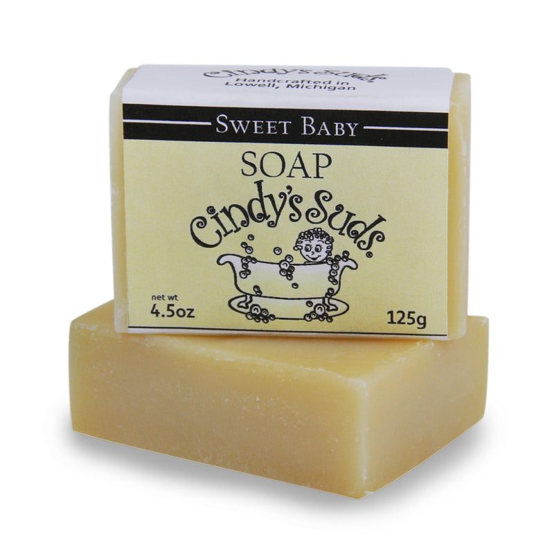 100% natural handmade sweet baby unscented soap