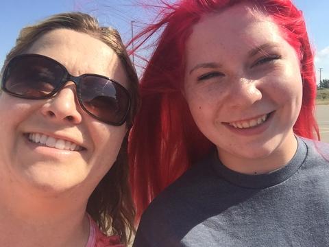 Why I let my daughter dye her hair red