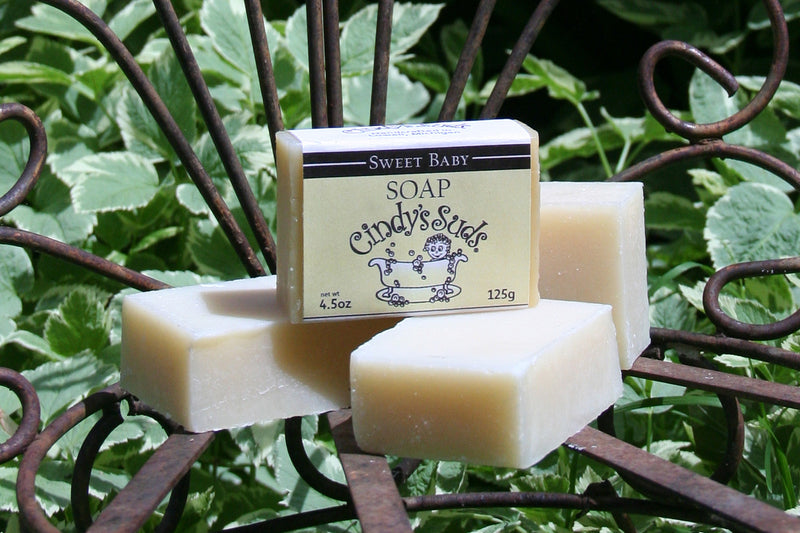 100% natural handmade sweet baby unscented soap