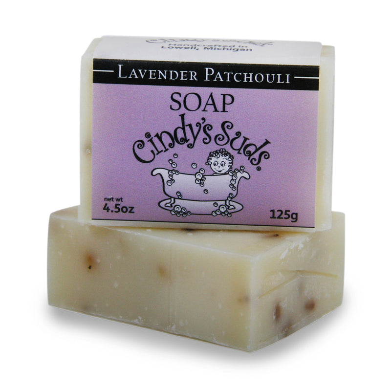 100% natural lavender patchouli handmade soap