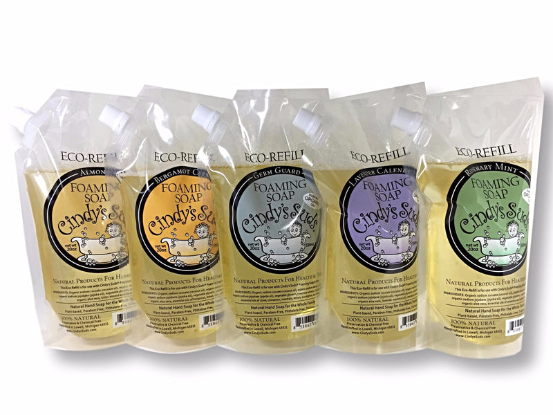 Cindy's Suds Eco-Refill Foaming Soap Pouch 20 oz